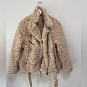 Free people cozy teddy jacket
